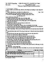 Đề kiểm tra học kỳ I môn Giáo dục công dân Lớp 9 - Năm học 2015-2016 - Trường PTDTNT Buôn Đôn